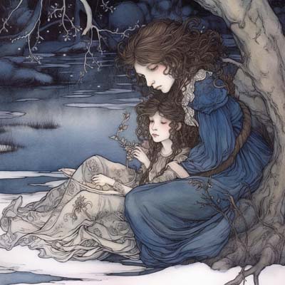 fairy, half human child