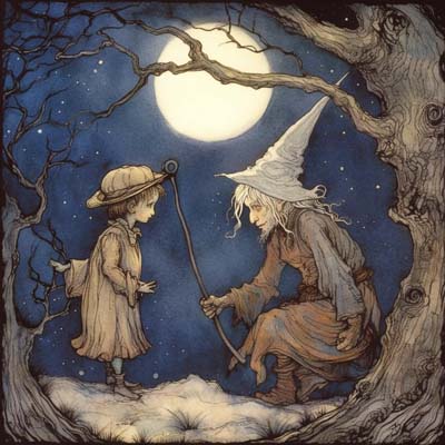 wizard and child