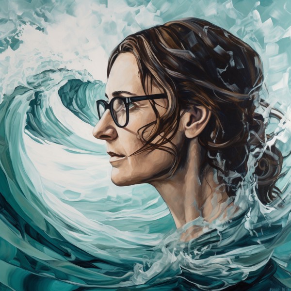 swept away by emotion painting
