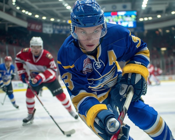 junior hockey game
