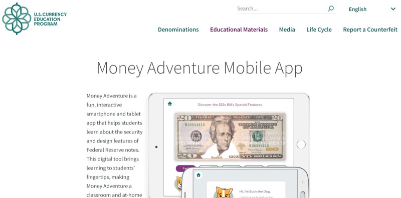 Money Adventure app